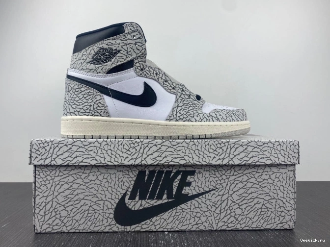 One Kick OG High Cement White 1 Air DZ5485-052 Jordan 0727